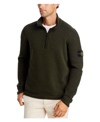 Stone Island Maglia Quarter Zip Pullover Sweater