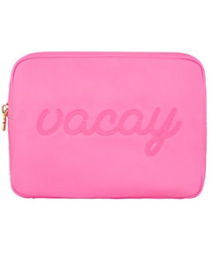 Stoney Clover Lane Bubblegum Vacay Embroidered Pouch