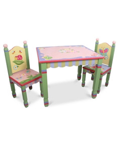 Teamson Magic Garden Table & Chairs - Ages 3+