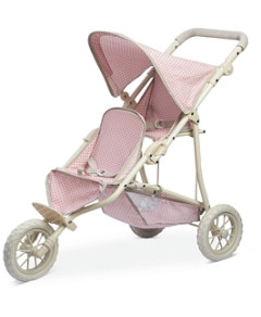 Teamson Olivia's Little World, Baby Doll Twin Jogging Stroller - Ages 3+