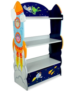 Teamson Outer Space Bookshelf - Ages 3+