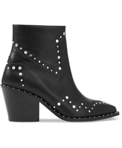 The Kooples Women's Santiag Studded Ankle Booties