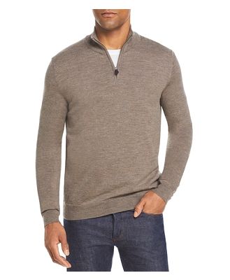 The Men's Store at Bloomingdale's Quarter-Zip Merino Sweater - 100% Exclusive