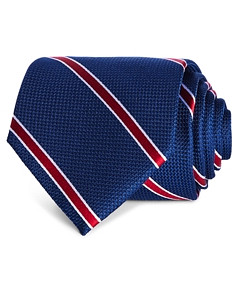The Men's Store at Bloomingdale's Woven Striped Classic Tie 100% Exclusive