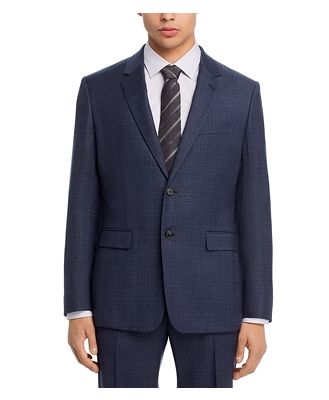 Theory Chambers Tonal Plaid Slim Fit Suit Jacket