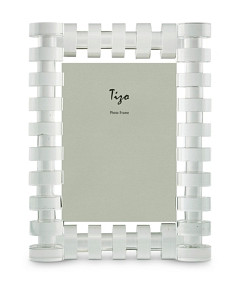Tizo Clear Rings Crystal Glass 5 x 7 Picture Frame