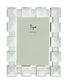 Tizo Crystal Glass Diamond Picture Frame, 5 x 7