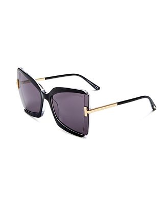 Tom Ford Gia Butterfly Sunglasses, 63mm