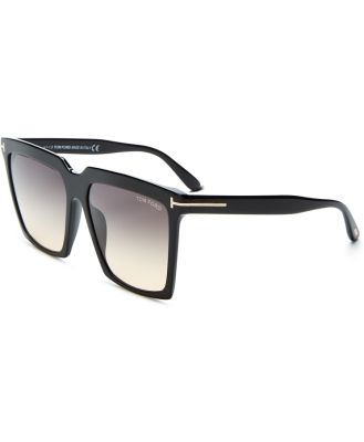 Tom Ford Sabrina Square Sunglasses, 58mm