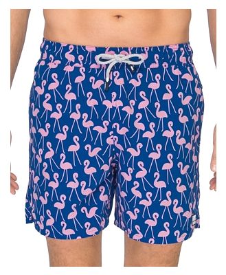 Tom & Teddy Flamingo Print Swim Trunks