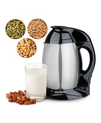 Tribest Soyabella Automatic Soy Milk Maker, Black & Stainless Steel