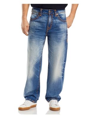 True Religion Sami Oversized Fit Jeans in Athens Blue