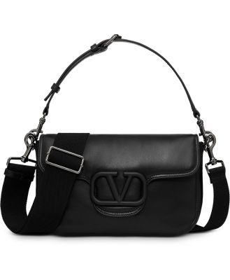 Valentino Garavani All Time Noir Leather Shoulder Bag