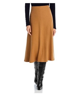 Vanessa Bruno Boushra Wool Midi Skirt