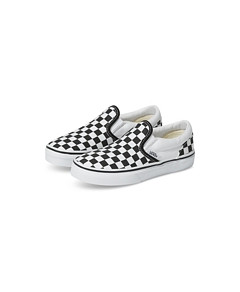 Vans Unisex Checkerboard Slip On Sneakers - Walker, Toddler