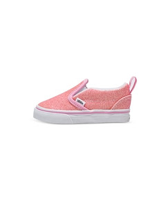 Vans Unisex Classic Slip On V Glitter Sneakers - Baby, Toddler, Little Kid
