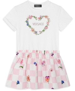 Versace Girls' Blossom Tee Shirt Dress - Little Kid