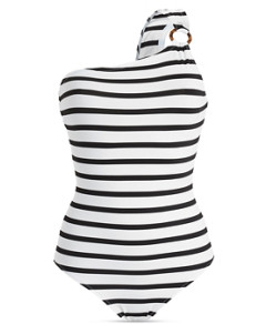 Vilebrequin Rayures Striped Asymmetric One Piece Swimsuit
