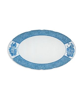 Vista Alegre Coralina Blue Oval Platter - 100% Exclusive