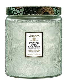 Voluspa French Cade Lavender Luxe Jar Candle 44 oz.