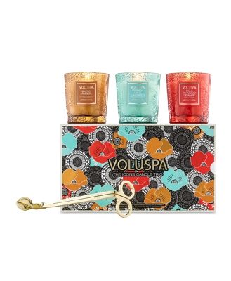 Voluspa Xxv Anniversary Gift Candles, Set of 3 - Limited Edition