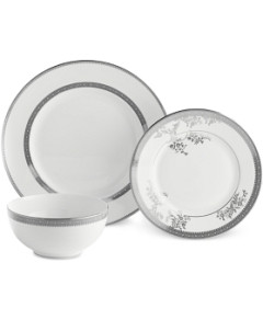 Wedgwood Vera Wang Lace 12 Piece Dinnerware Set, Service for 4