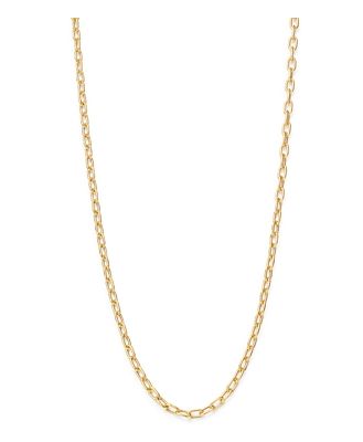 Zoe Chicco 14K Yellow Gold Heavy Metal Oval Link Chain Necklace, 16