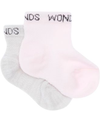 Bonds Baby Wondercool Low Cut Socks 2 Pack Size: