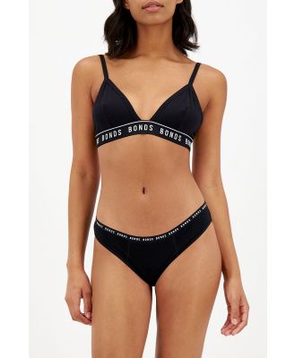 Bonds Bloody Comfy Period Bikini Light in Black Size: