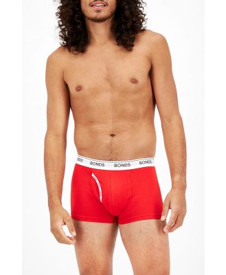 Bonds Cotton Guyfront Trunk in Diva Red Size: