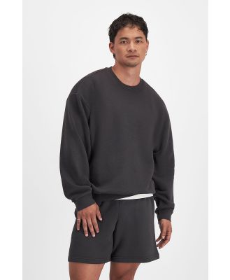 Bonds Cotton Sweats Relaxed Fleece Pullover in Rock Star Size: