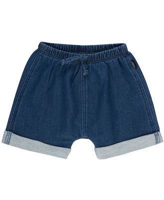 Bonds Denim Terry Short in Mid Blue Chambray Size: