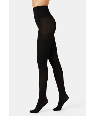 Bonds Dig-Free Opaque Tight Pant 100 Denier in Black Size:
