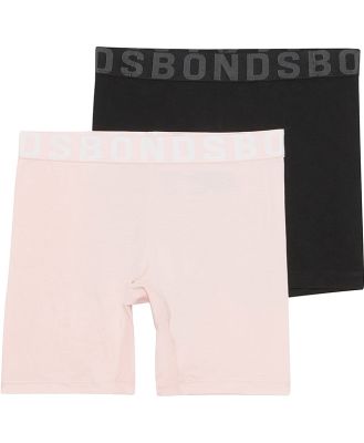 Bonds Girls Anti Chafe Short 2 Pack Size: 10/12, Moisture-Wicking