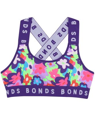 Bonds Girls Cross Back Crop Size: