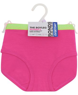 Bonds Hipster Cotton Boyleg 4 Pack in Miami Vibe/Daydream Blush/Blue Lucy Size: