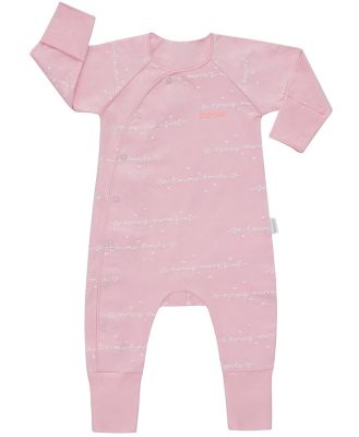 Bonds Infant Cozysuit in Je Taime Blossom Pink Size: