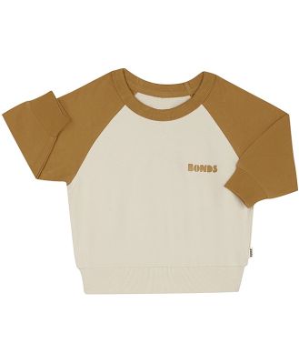 Bonds Infant Soft Threads Pullover in Sweet Caramel/Sesame Seed Size: