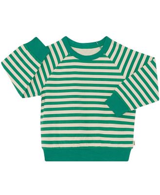 Bonds Kids Cotton Soft Threads Fleece Pullover in Stripe Xpu Size: