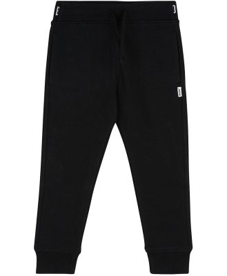 Bonds Kids Logo Fleece Trackie in Nu Black Size: