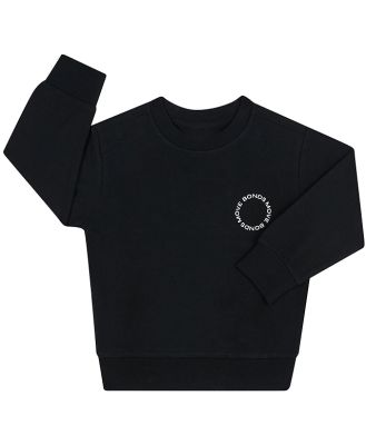 Bonds Kids Move Terry Pullover in Nu Black Size: