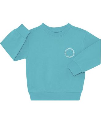 Bonds Kids Move Terry Pullover in Underwater Teal Size: