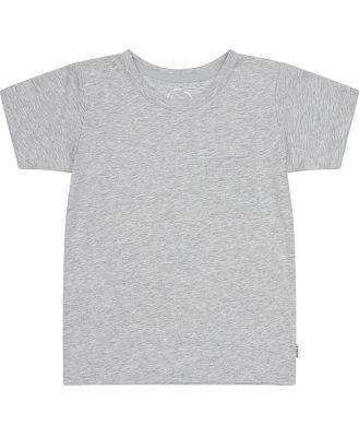 Bonds Kids Next Gen Crew Tee in New Grey Marle Size: 8, Cotton