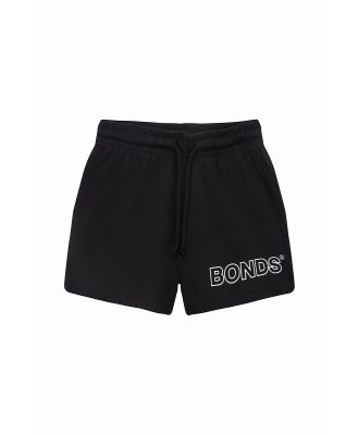 Bonds Kids Pull On Relaxed Short in Black Size: