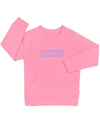 Bonds Kids Tech Sweats Pullover in Camellia Size: