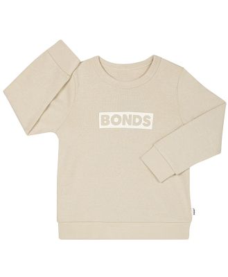 Bonds Kids Tech Sweats Pullover in Sesame Seed Size: