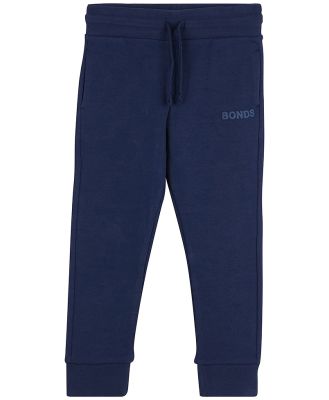 Bonds Kids Tech Sweats Trackie in Almost Midnight Size: 2, Cotton