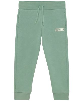 Bonds Kids Tech Sweats Trackie in Misty Sage Size: 7, Cotton