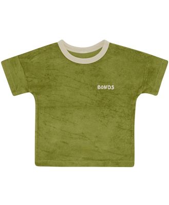 Bonds Kids Terry Towelling Tee in Jungle Fever Size: