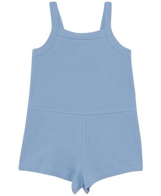 Bonds Kids Wide Rib Rompers in Blueberry Cream Size: